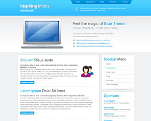 BlueBottle Website Template