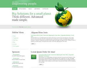 GreenPeace Website Template