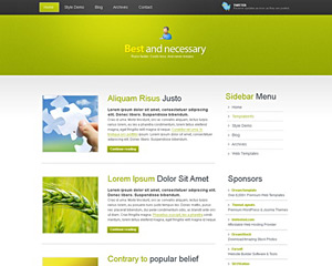 GreenyPat Website Template